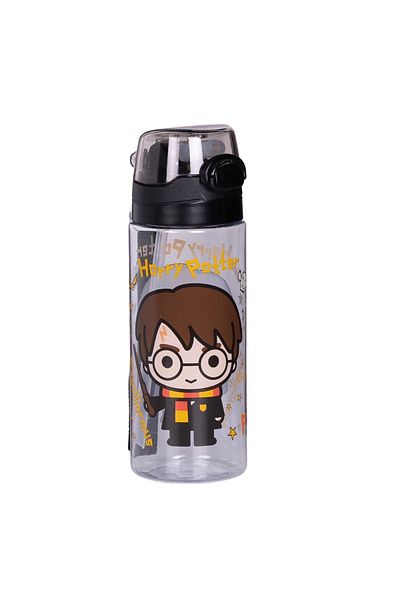 WİGGLE Harry Potter 500ml Water Bottle with Wiggle Strap and Lockable - Straw