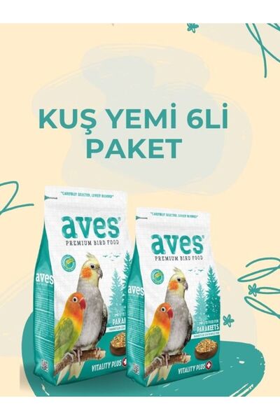 EVSA Aves Premium Paraket Yemi 750gr 6Lı