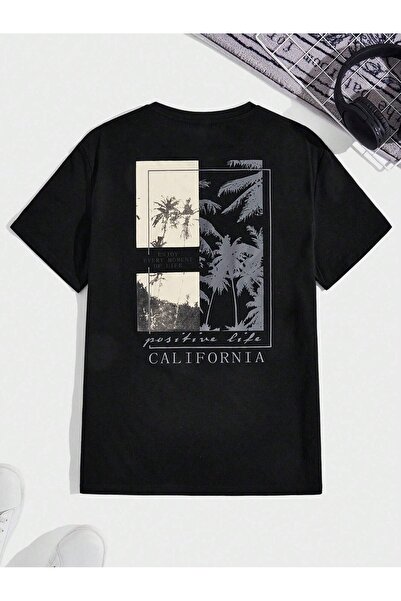 StartMore Tricou unisex oversize imprimat pe piept și spate