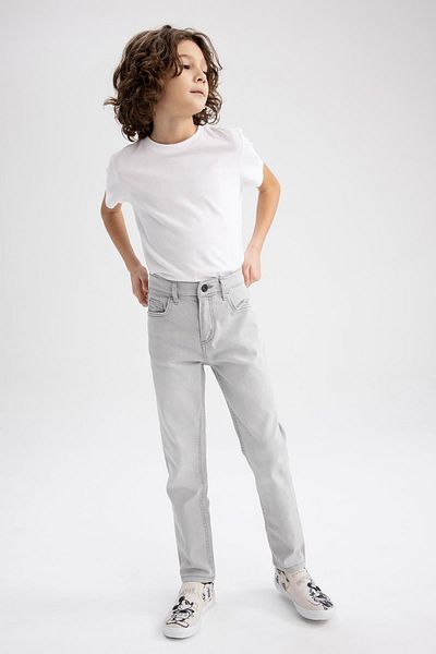 DeFacto Boy's Slim Fit Slim Fit Straight Leg Jeans Pants Z1694A623Sp
