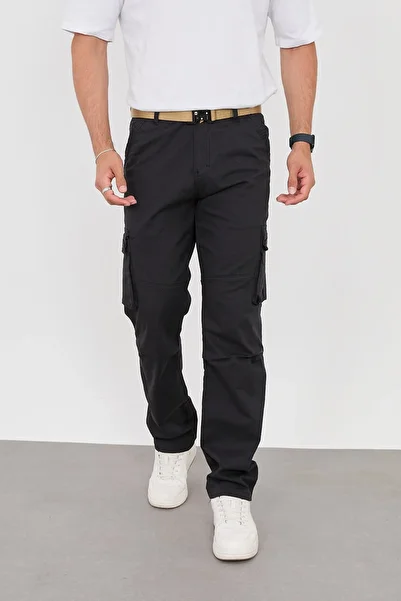 FRANKNESS JNS New Season Men's Cargo Pants - Relaxed Fit, Lycra Gabardine Fabric