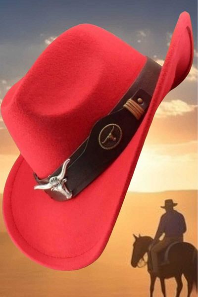 Trenderrs Унисекс каубойска шапка Fedora