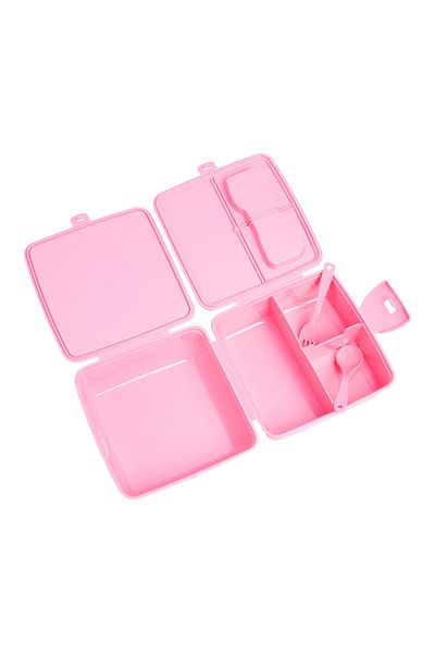 WİGGLE Wiggle LOL Surprise 4 Compartment Kids Lunch Box - Food Storage Container, Spoon and Fork