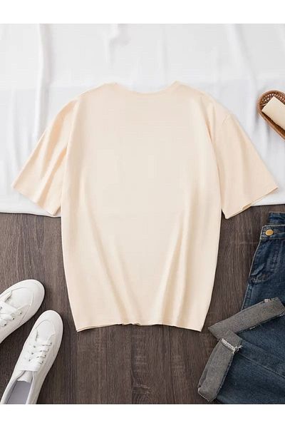 QUEENSTOWN Ανδρικό T-Shirt σε μπεζ χρώμα - Leopard Print, Backstrap 00000083