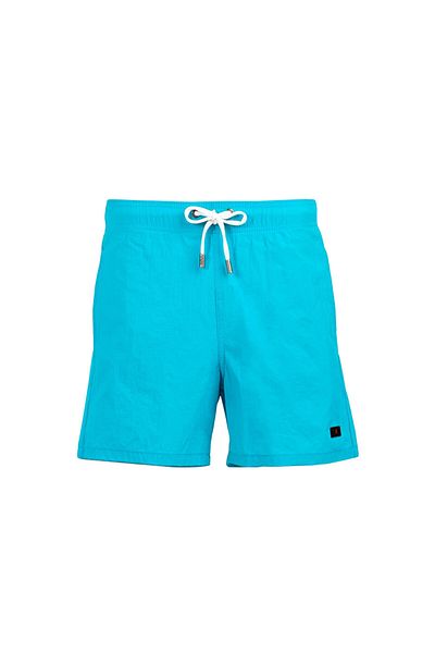 Miami Beach 540 Turquoise Nylon Men's Shorts Swimsuit - Blue
