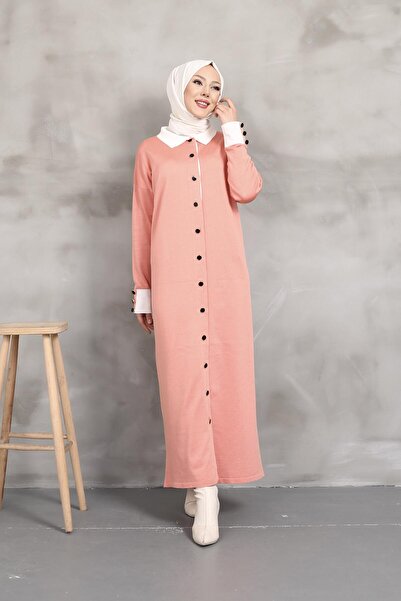 Miraystyle Gömlek Yaka Tam Boy Merserize Hırka