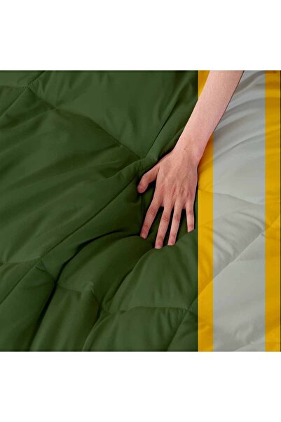 Else Dekor З візерунком зеленого лимона - двоспальний комплект постільної білизни з мікрофібри