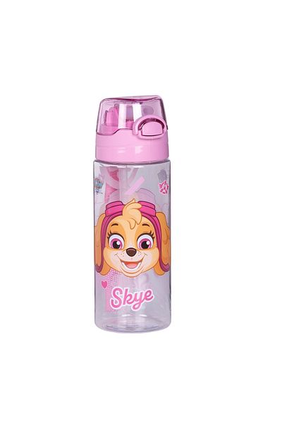 WİGGLE Wiggle 500ml Paw Patrol - Water Bottle with Straw and Lockable Strap