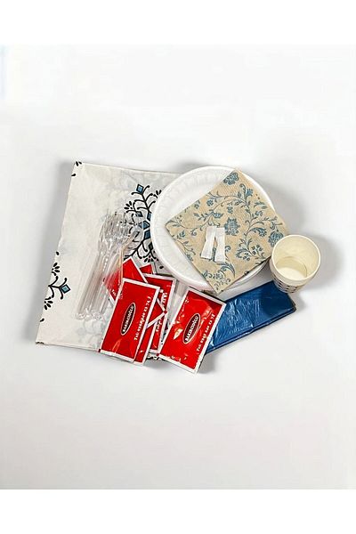 Bakırcıoğlu Picnic Set for 6 People - 46 Pieces