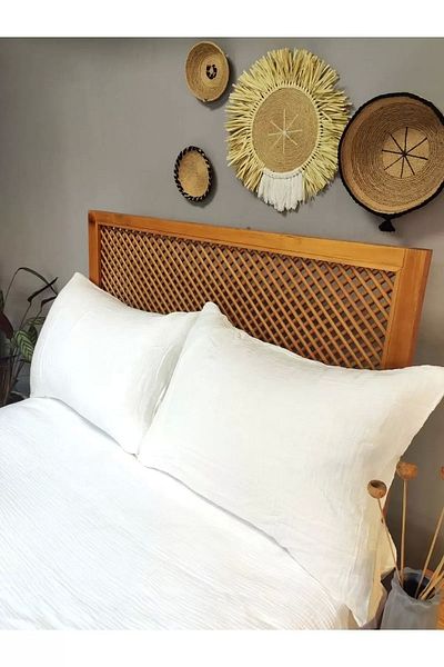 Melissa 100% Organic Muslin 2-Piece Pillow Case Pillow Case 2 Pieces