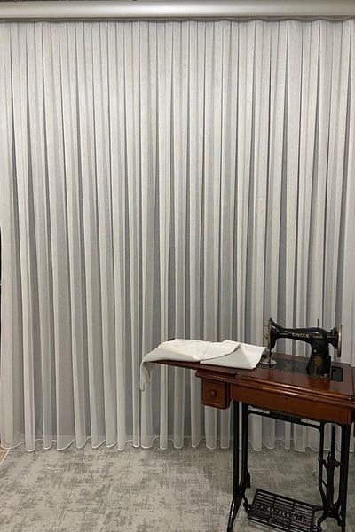 VOLPER MEKANİK Volper Vp502 1stQuality Frosted Floor Tulle Curtain 1/2,5 Pleat Ecru