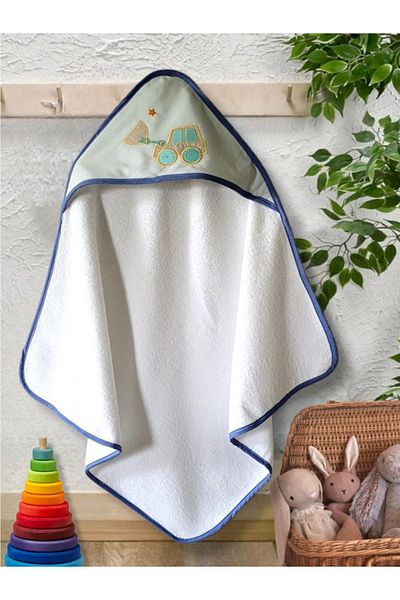 Alpar Tekstil 75*75 Cm Cotton Soft Girl-Boy Bath Towel Swaddle