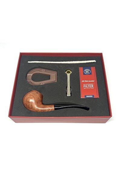 El Fuego Premium 5’li 9mm Gül Ağacı Ahşap Pipo Seti