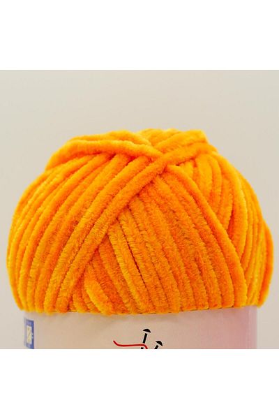 Himalaya Orange 90068 Model Velvet Knitting Yarn