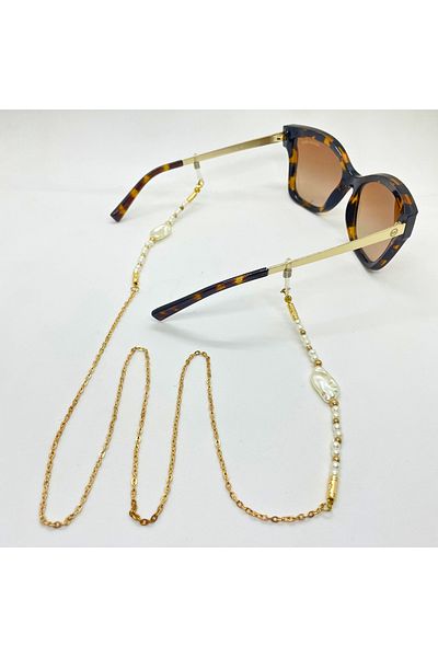 AR Glasses with Chain Accessories