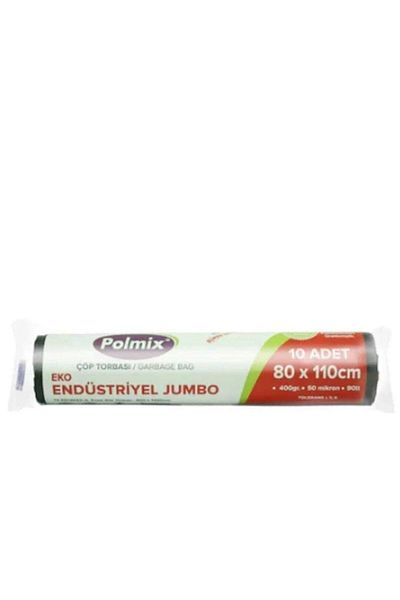 Polmix Jumbo Size 80x110 Garbage Bag - 400 gr End 2 Pieces