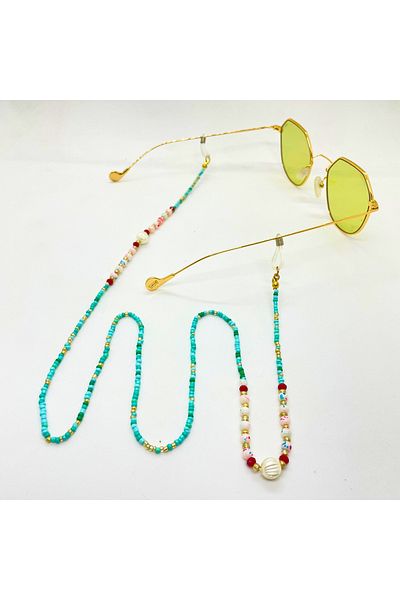 AR Beaded Glasses String with Colorful Accessory Detail
