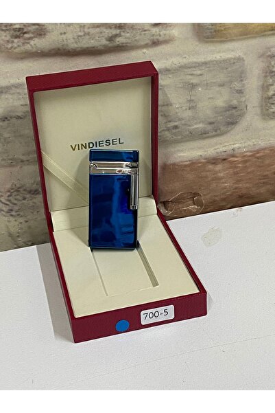 Vindiesel Mavi Gri Renk Gazlı Kişiye Özel Çakmak