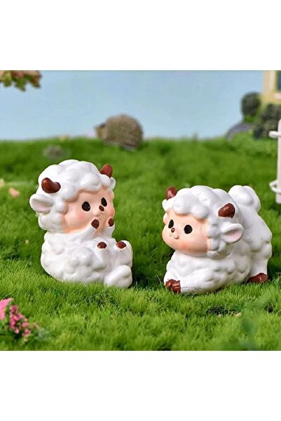 himi teraryum objeleri 2'li Kuzu Saksı Süsü Teraryum Obje Teraryum Süsleri Mi...