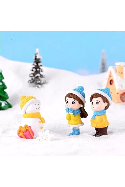 Himi Pasta Süsleri Valentine's and Snowman Model Toothpick Cupcake Cake Decor...