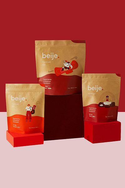 beije Intensive Menstrual Pack (10 Standard Pads, 30 Super Pads, 10 Super Plus Pads)