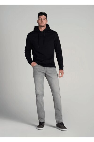 Cuqq Denim Erkek Açık Gri Likralı Regular Fit Jeans Kot Pantolon