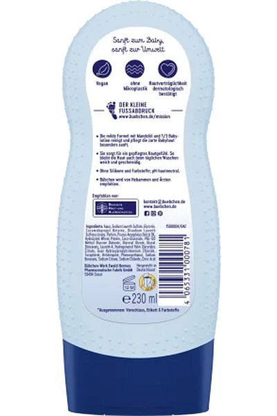 Bübchen Baby Wasch- & Duschcreme Sensitiv- 230 Ml- New Series