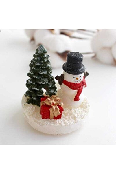 Snowman Flower Pot Bottom Ornament Terrarium Object Miniature Object Terrarium Materials