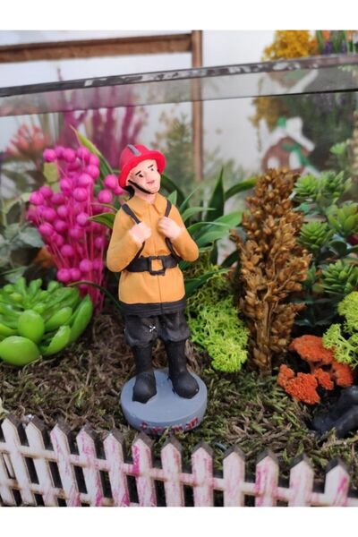 himi teraryum objeleri Itfaiyeci Teraryum Minyatür Obje Teraryum Malzemeleri Teraryum Objeleri