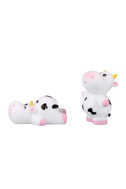 Cow 2 Pieces Miniature Figure Character Toys Household Toys Small Tiny Toys