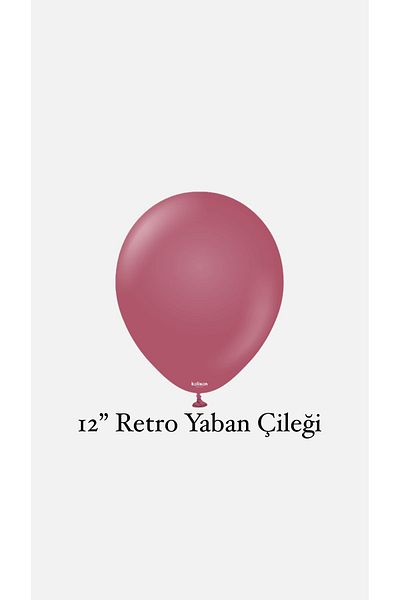 Parti Setim ^^ 12 Inch Wild Strawberry Colored 10-Piece Balloon Set, 12 Inch Pink Color 10-Piece Balloon