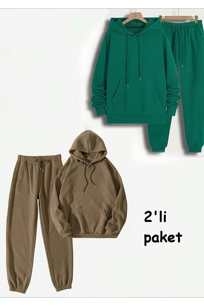 DAXİS Sportwear Company Unisex Hooded 2-Piece Tracksuit Set - DAXİS Sportwear Company