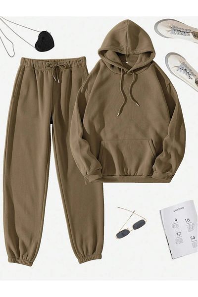 DAXİS Sportwear Company Unisex Hooded 2-Piece Tracksuit Set - DAXİS Sportwear Company