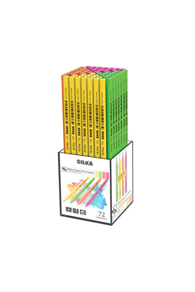 Silka SİLKA 72'Lİ TETRA ÜÇGEN NEON KURŞUN KALEM