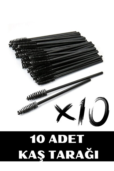 NUNUKO 10'lu Kaş ve Kirpik Tarama Fırçası