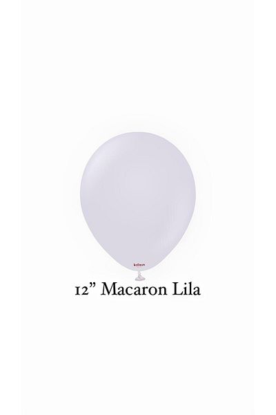 Parti Setim Macaron Lilac - 10-Piece 12 Inch Balloon Set