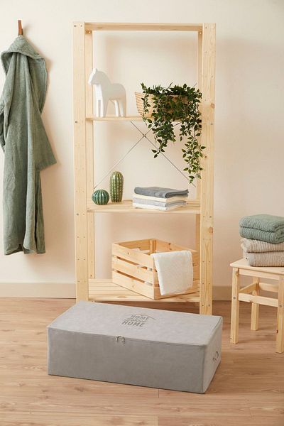 renklibebek Mega Size Gray Under Base Dowry Organizer - Pillow and Sweater Bag ~ Size: 74x46x22