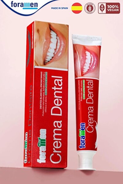 Foramen معجون أسنان مبيض نباتي - بنكهة النعناع، لمينا الأسنان