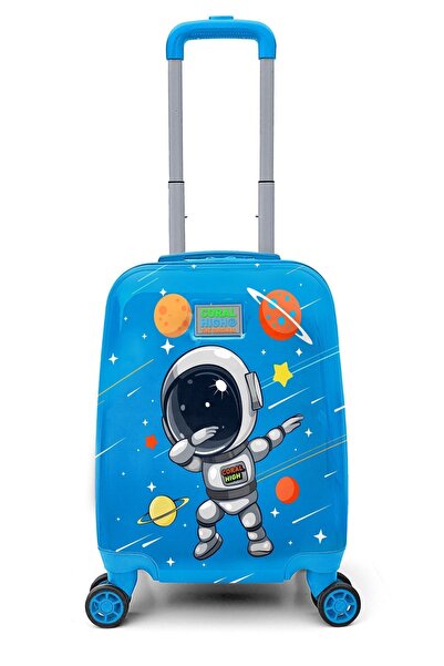 Coral High Kids Lacivert Mavi Astronot Çocuk Valizi 16751