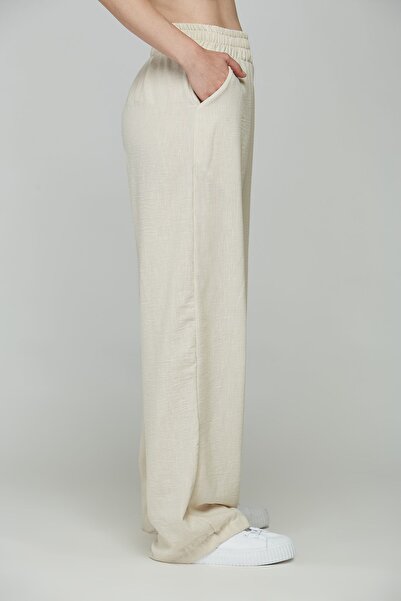 estewoman Loose Cut Linen Trousers