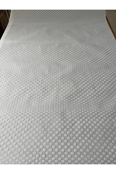 BAŞYAPI DİZAYN Kırık Beyaz Boyanabilir Geometrik Desenli Ithal Duvar Kağıdı (...