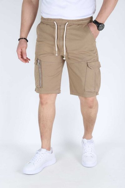 Dozor Premium -Akçay- cargo shorts with rubber