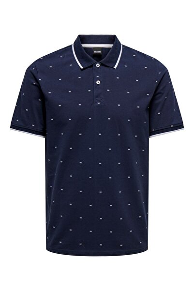 Only & Sons ONSMYRON LIFE REG SS DITSY POLO CS - Organic Cotton