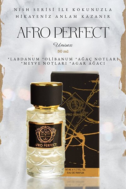 Soel Parfüm Afro Perfect Unisex 50 Ml Edp Afrodizyak Içerikli Yeni Seri