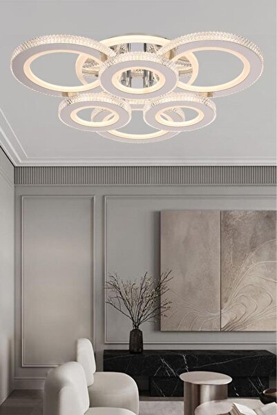 Eray Aydınlatma 2023-6 Lı Krom Dimmer Kumandalı Led Avize