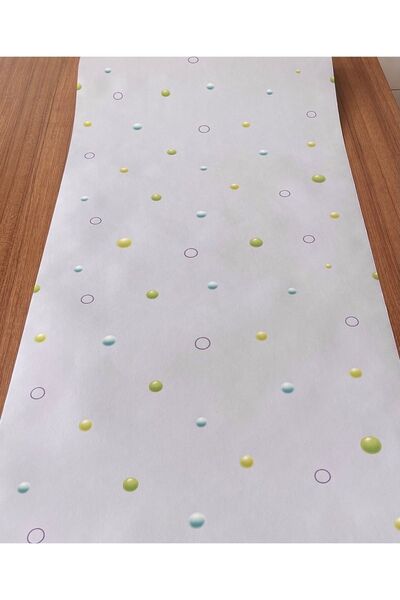 BAŞYAPI DİZAYN Mor Desenli Çocuk-bebek Odası Ithal Duvar Kağıdı (5m²)