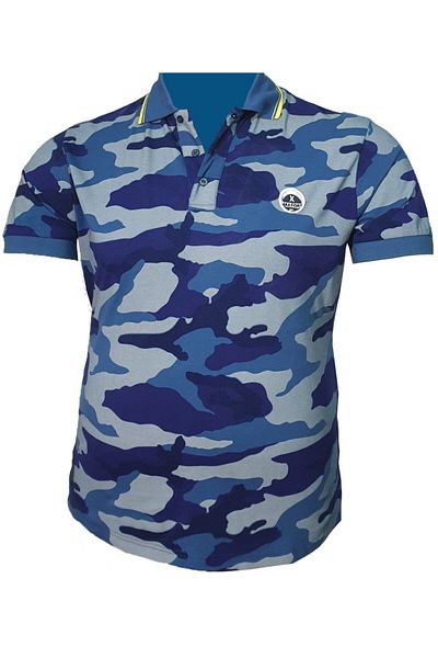 Extreme Tricou polo cu model de camuflaj de mărime Plus