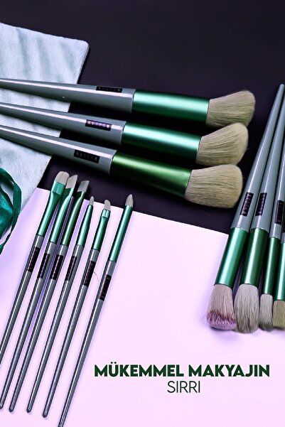 AYACO Набір професійних пензлів для макіяжу Fix з 13 предметів у спеціальному...