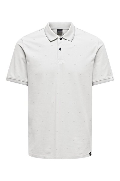 Only & Sons ONSMYRON LIFE REG SS DITSY POLO CS Organik Pamuk