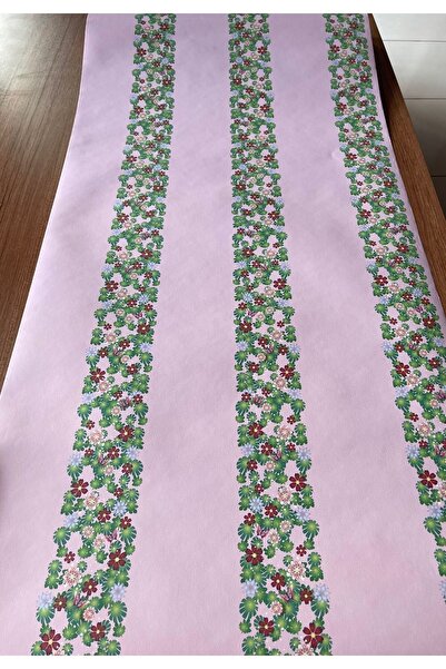 BAŞYAPI DİZAYN Pembe Çiçek Ve Kelebek Desenli Çocuk-bebek Odası Ithal Duvar K...